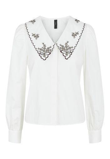 Y.A.S Camicia da donna 'Line'  bianco / greige / nero