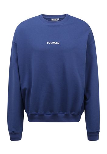 Youman Felpa 'Casper'  navy / bianco