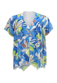 Z-One Camicia da donna 'Ciara'  blu / marrone chiaro / verde chiaro / bianco