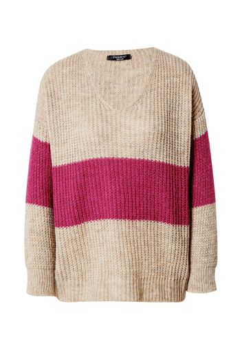 ZABAIONE Pullover 'Luisa'  beige / fucsia