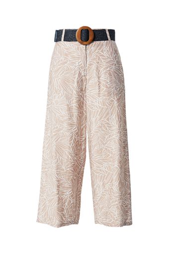 ZABAIONE Pantaloni 'Solveig'  beige / bianco