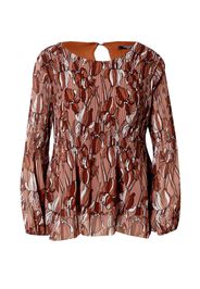 ZABAIONE Camicia da donna 'Marie'  cognac / marrone chiaro / marrone scuro / bianco