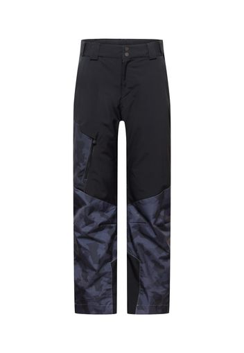 ZIENER Pantaloni per outdoor 'Tolosa'  nero / grigio scuro