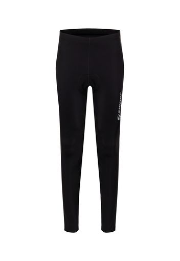 ZIENER Pantaloni sportivi 'NIZAM'  nero / bianco