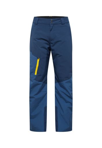 ZIENER Pantaloni per outdoor 'Tolosa'  navy / giallo / marino