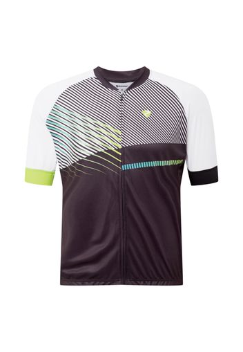 ZIENER Maglia funzionale 'NOFRET'  nero / bianco / grigio / lime