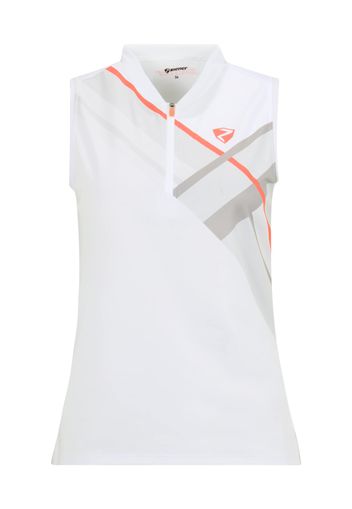 ZIENER Maglia funzionale 'NESIA'  bianco / rosso / grigio