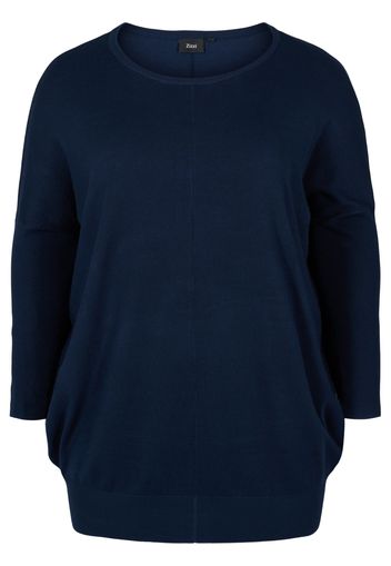 Zizzi Pullover 'MCARRIE'  navy