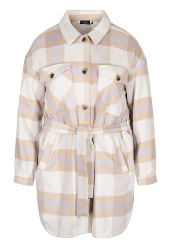 Zizzi Hemdjacke 'Sandie'  beige / colori misti