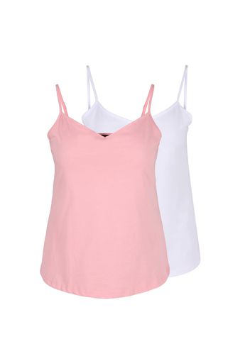 Zizzi Top  bianco / rosa chiaro