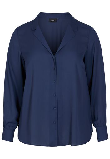 Zizzi Camicia da donna 'Elucia'  navy