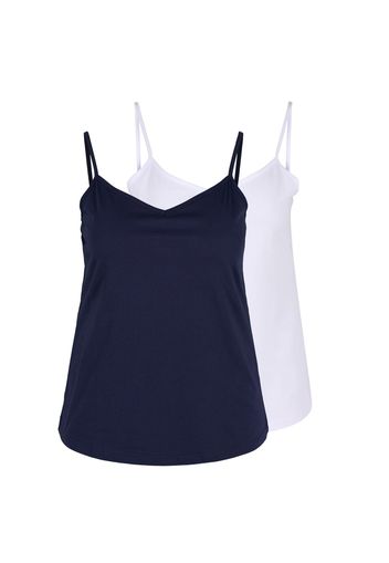 Zizzi Top  bianco / navy