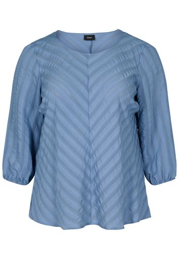 Zizzi Camicia da donna 'Helle'  blu fumo