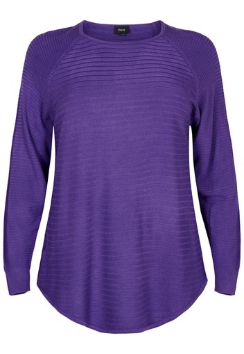 Zizzi Pullover 'Amelia'  lilla scuro