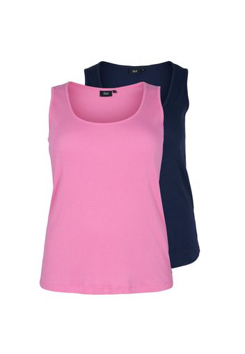 Zizzi Top  navy / rosa chiaro