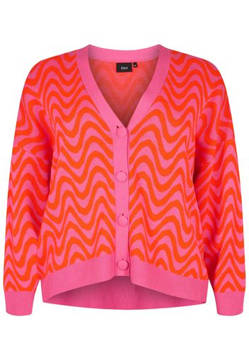 Zizzi Giacchetta 'Ave'  arancione neon / rosa chiaro