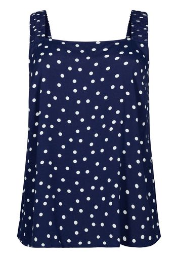 Zizzi Top 'Bella'  navy / bianco