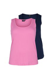 Zizzi Top  navy / rosa chiaro