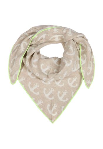 Zwillingsherz Foulard  giallo neon / beige / bianco lana