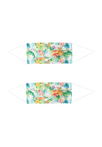 Zwillingsherz Foulard '2er Pack Hawaii'  colori misti / bianco