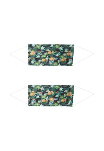 Zwillingsherz Foulard '2er Pack Hawaii'  colori misti / nero