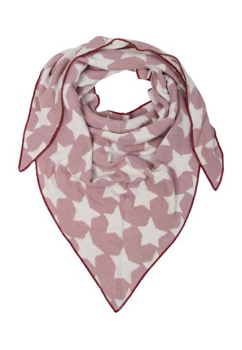 Zwillingsherz Foulard  rosa / bianco / rosso scuro