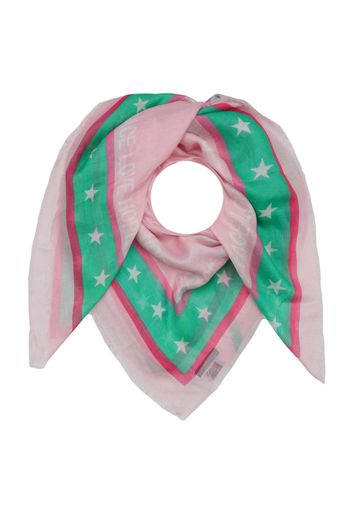 Zwillingsherz Foulard 'Vivi'  verde / fucsia / rosa