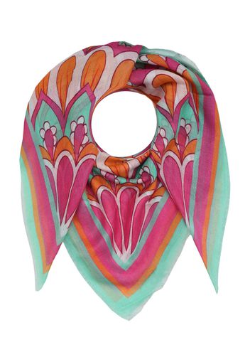 Zwillingsherz Foulard 'Elia'  giada / arancione scuro / fucsia / rosa