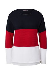 Zwillingsherz Pullover  bianco / blu notte / rosso