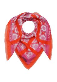 Zwillingsherz Foulard 'Caterina'  fucsia / rosso arancione / bianco