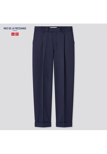 Pantaloni Ines De La Fressange Misto Lana Plissettati Affusolati Donna