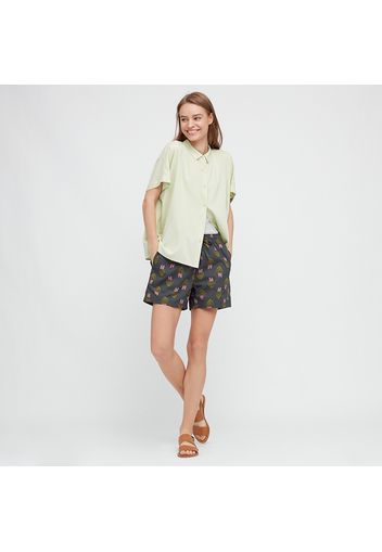 Shorts Relaco A Fiori Donna