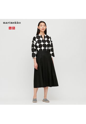 Gonna Marimekko Lino Misto Cotone Donna