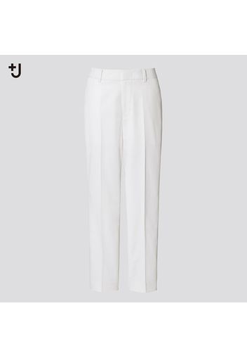 Pantaloni +J Cotone Misto Lino Affusolati Donna