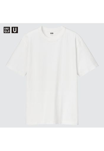 Uniqlo U Cotone T-Shirt Girocollo - Bianco - Xxl