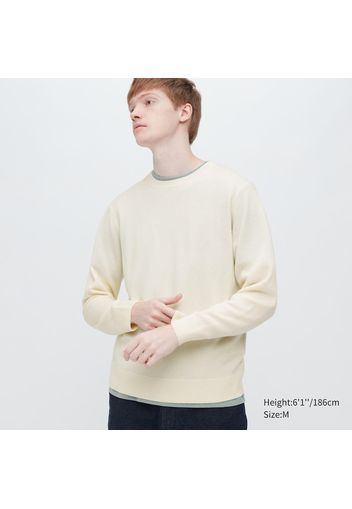 Uniqlo Maglione 100% Cashmere Girocollo - Bianco - Xxs