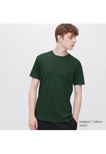 Uniqlo Cotone T-Shirt Dry Colorata Girocollo - Arancione - Xxs