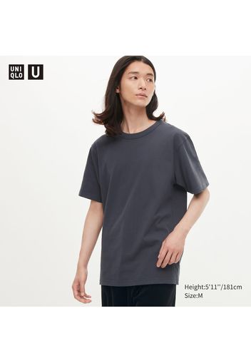 Uniqlo U Cotone T-Shirt Girocollo - Grigio - Xxs