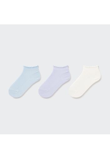 Uniqlo Fantasmini Bambina Cotone (3 Paia) - Azzurro