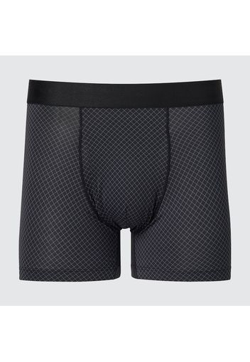 Uniqlo Poliestere Boxer Airism Con Stampa - Nero