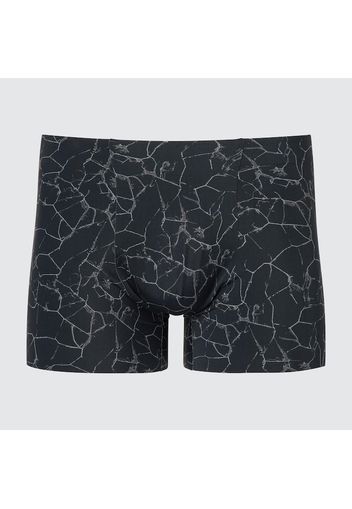 Uniqlo Boxer Airism Senza Cuciture Con Stampa - Nero