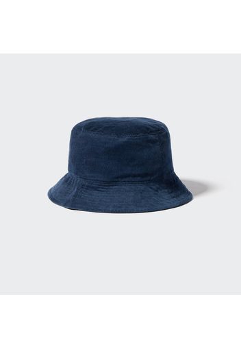 Uniqlo Cotone Cappello Velluto A Coste - Blu