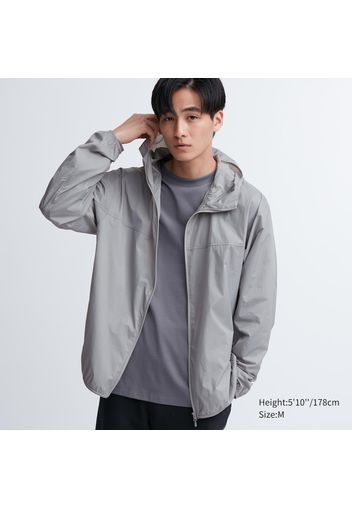 Uniqlo Parka Tascabile Protezione Dagli Uv 3D - Grigio