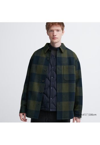 Uniqlo Poliestere Giacca - Verde Oliva