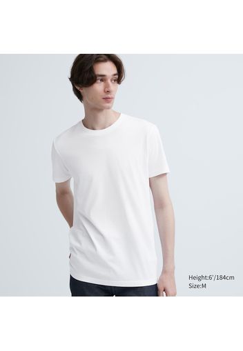 Uniqlo Cotone T-Shirt Dry Girocollo - Bianco