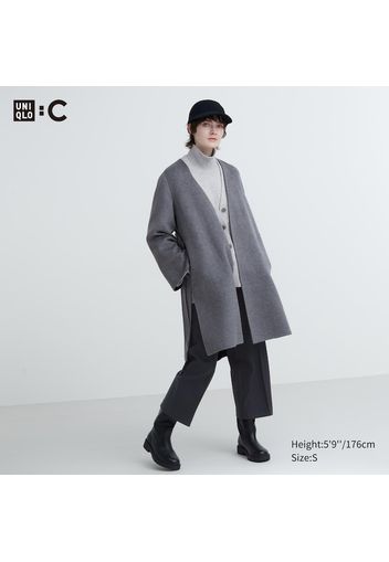 Uniqlo Cappotto Con Cintura Uniqlo : C - Grigio