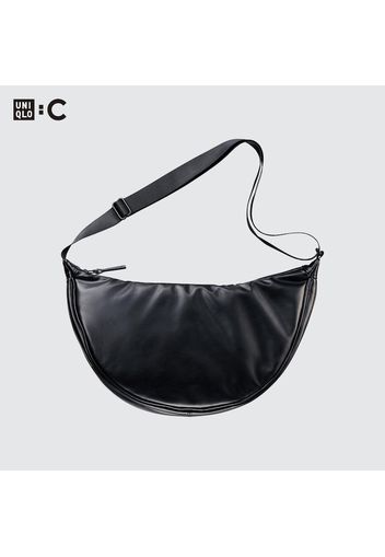 Uniqlo Poliestere Borsa A Tracolla Rotonda Ecopelle Uniqlo : C - Nero