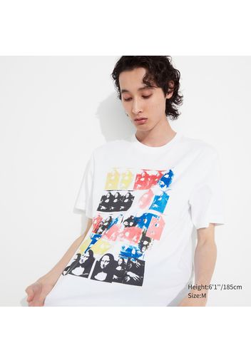 Uniqlo Cotone T-Shirt Stampa Ut Andy Warhol - Bianco