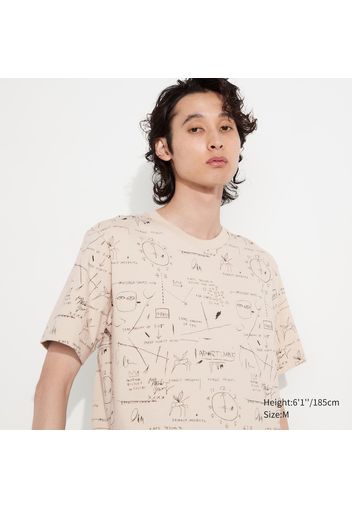 Uniqlo Cotone T-Shirt Stampa Ut - Beige Chiaro