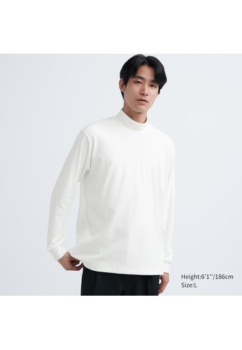 Uniqlo Poliestere Pullover In Pile - Bianco